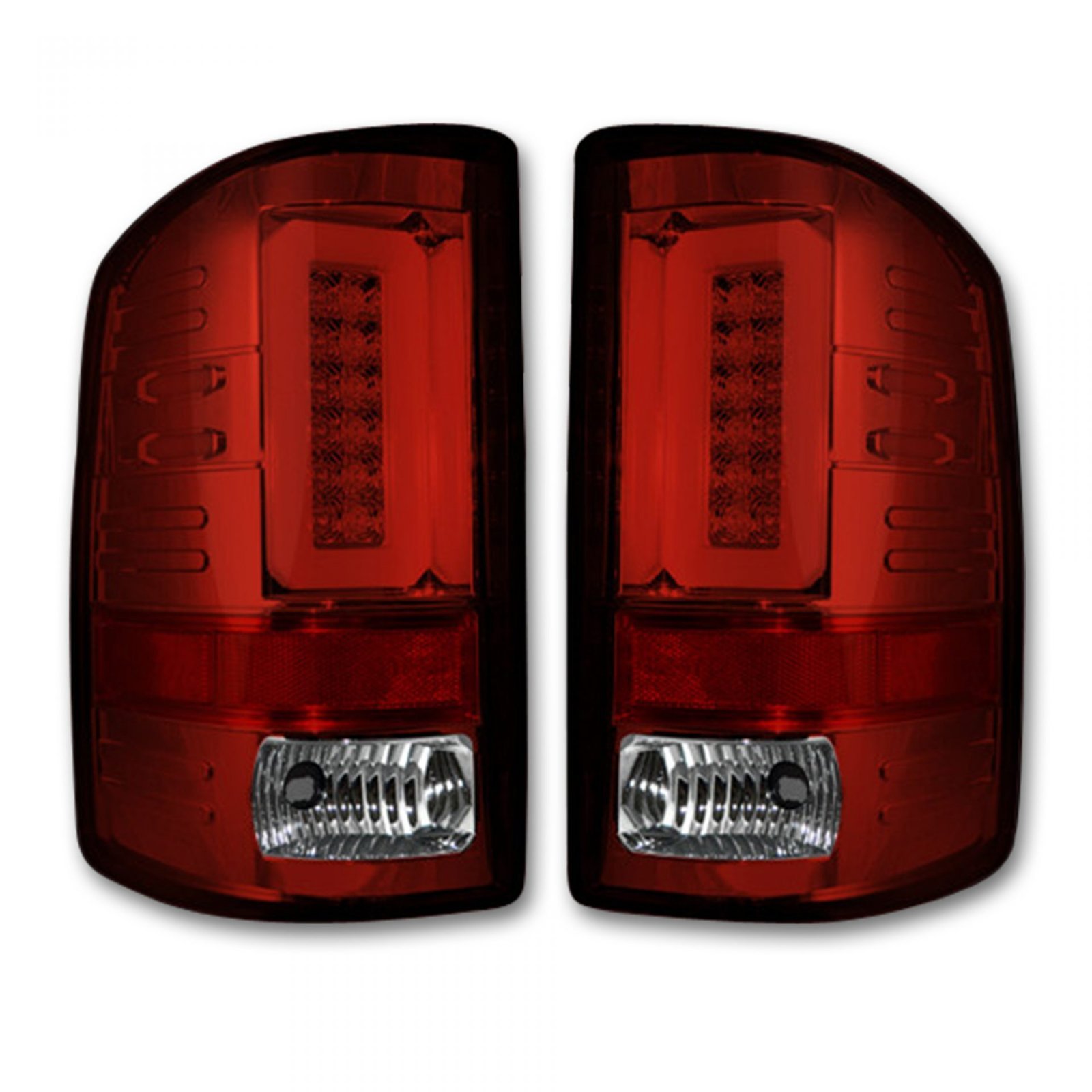 GMC Sierra 1500 16-18 & 2500/3500 16-19 Tail Lights OLED Red - Image 1