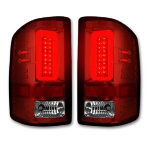 GMC Sierra 1500 14-18 & 2500/3500 14-19 (Fits 3rd Gen) Tail Lights OLED Red - Image 2