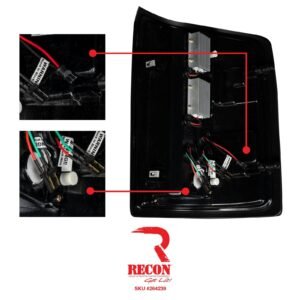 GMC Sierra 1500 14-18 & 2500/3500 14-19 (Fits 3rd Gen) Tail Lights OLED Smoked - Image 3