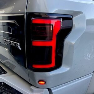 Ford F150 15-17 & Raptor 17-19 Tail Lights Dark Red Smoked - Image 5