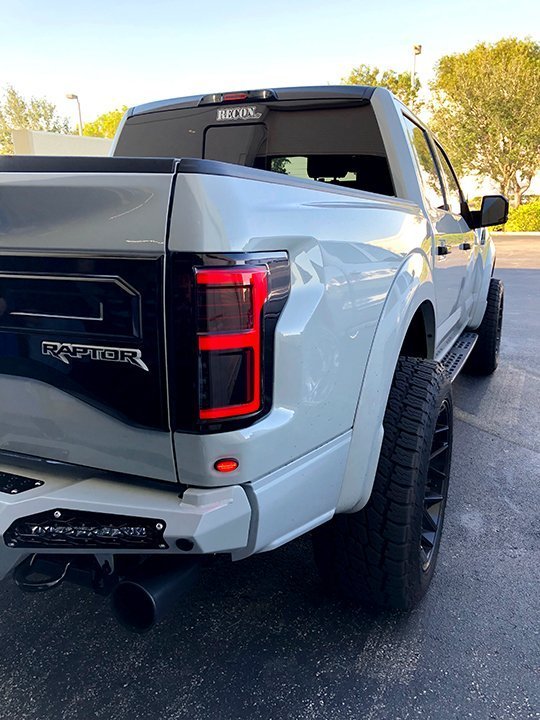 Ford F150 18-20 (Replaces OEM LED) Tail Lights OLED in Smoked