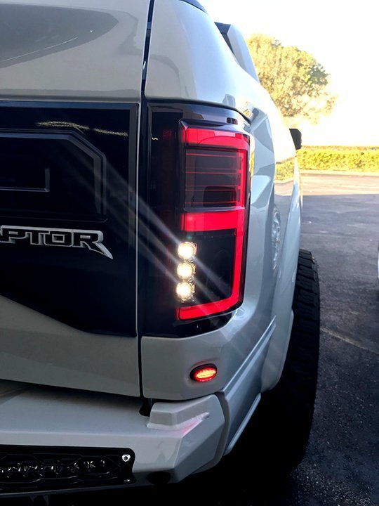 Ford F150 18-20 (Replaces OEM LED) Tail Lights OLED in Smoked