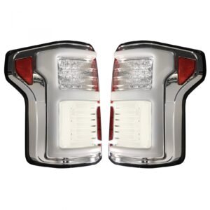 Ford F150 15-17 & Raptor 17-19 (Replaces OEM LED) Tail Lights OLED Clear - Image 1