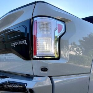 Ford F150 15-17 & Raptor 17-19 (Replaces OEM LED) Tail Lights OLED Clear - Image 5