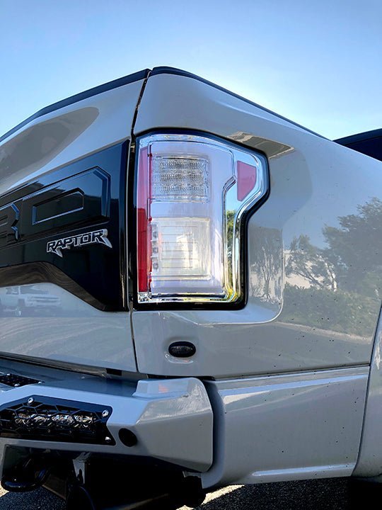 Ford F150 15-17 & Raptor 17-19 (Replaces OEM LED) Tail Lights OLED Clear