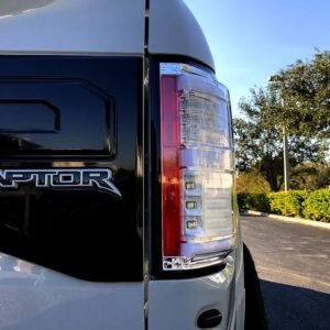Ford F150 15-17 & Raptor 17-19 (Replaces OEM LED) Tail Lights OLED Clear - Image 4