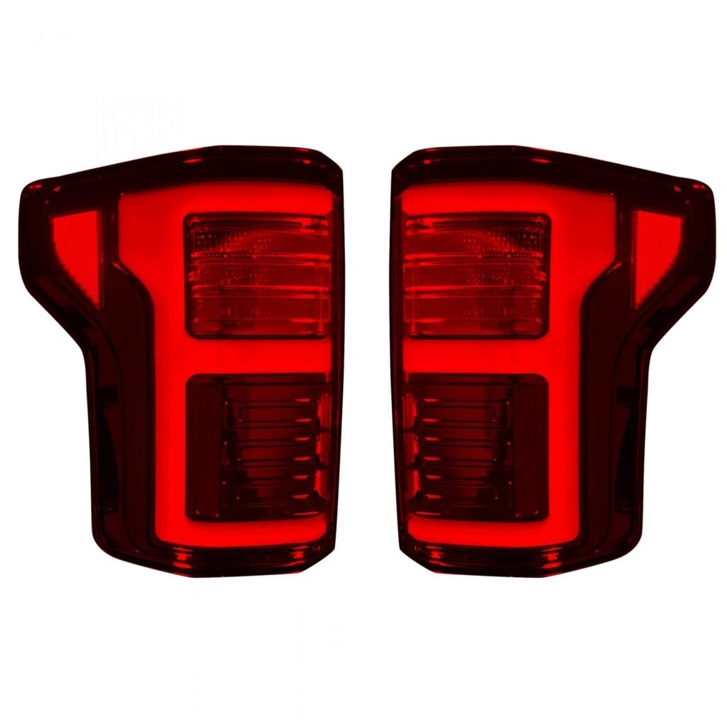 Ford F150 15-17 & Raptor 17-19 Tail Lights Dark Red Smoked