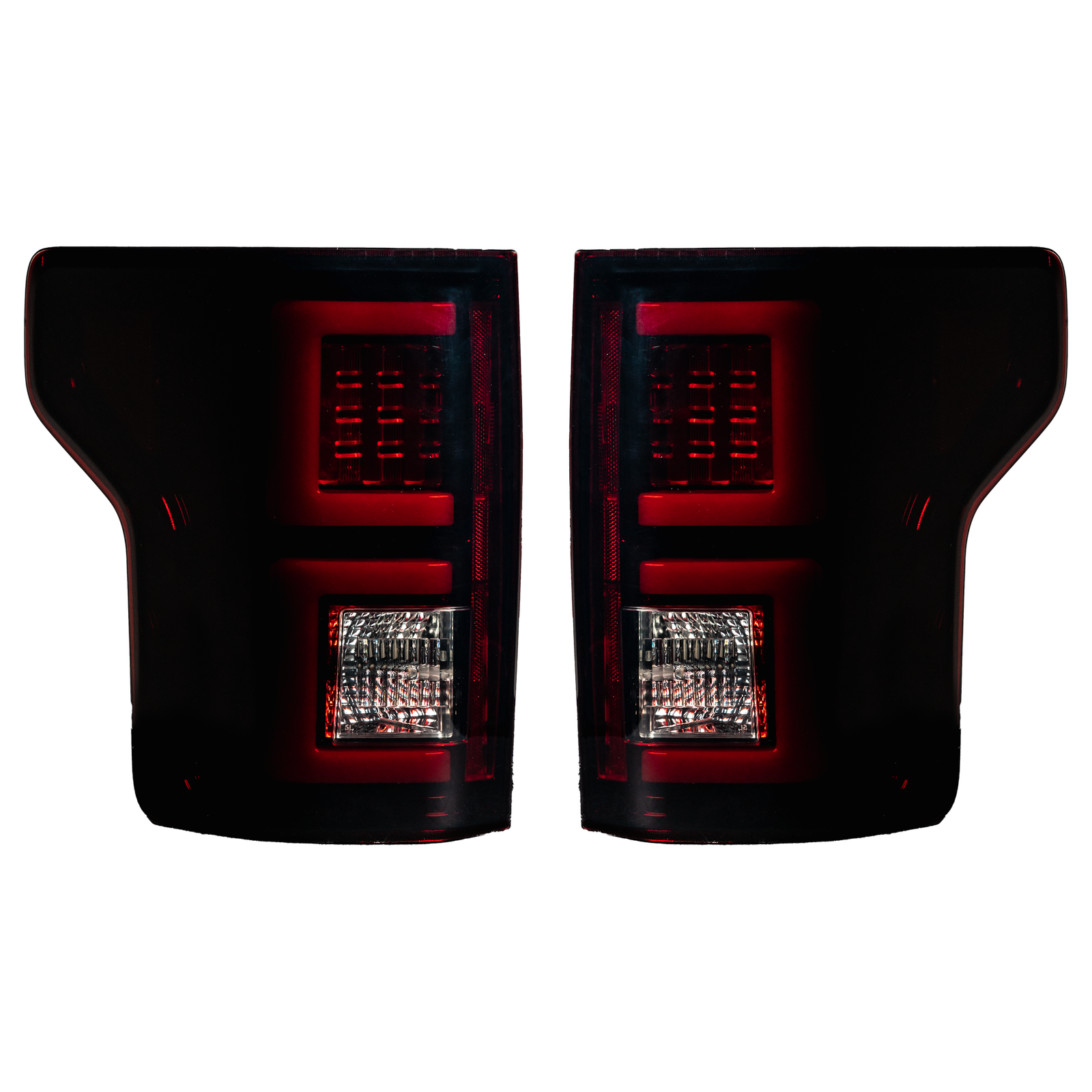 Ford F150 18-20 OLED Tail Lights in Dark Red Smoked - Image 1