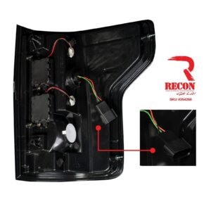 Ford F150 15-17 Tail Lights LED in Dark Red Smoked - Image 3