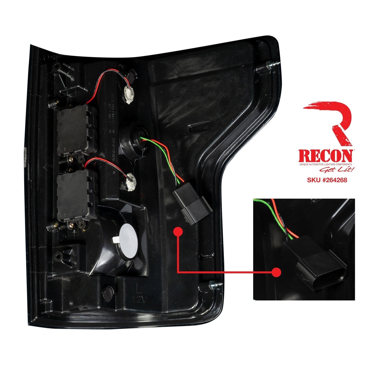 Ford F150 15-17 Tail Lights LED in Smoked - Image 3