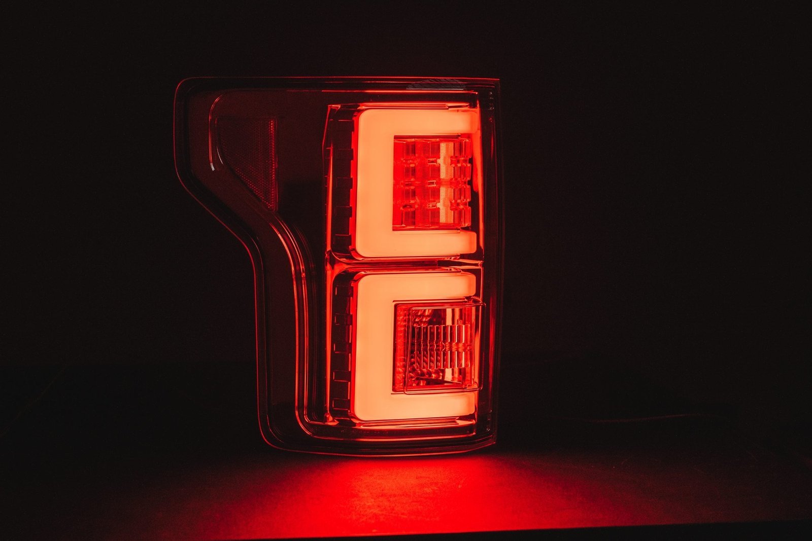 Ford F150 15-17 Tail Lights LED in Dark Red Smoked - Image 8