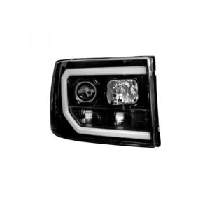GMC Sierra 07-13 Projector Headlights OLED Halos & DRL Smoked/Black - Image 3