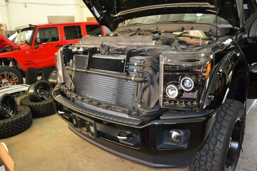 Ford Super Duty F250/350/450/550 11-16 Projector Headlights CCFL Halos/DRL Smoked/Black