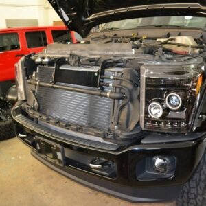 Ford Super Duty F250/350/450/550 11-16 Projector Headlights CCFL Halos/DRL Smoked/Black - Image 5