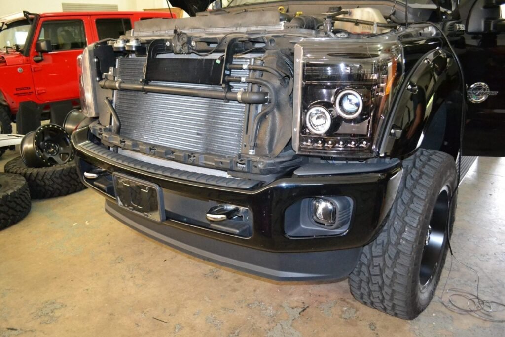 Ford Super Duty F250/350/450/550 11-16 Projector Headlights CCFL Halos/DRL Smoked/Black