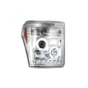 Ford Super Duty F250/350/450/550 11-16 Projector Headlights CCFL Halos & DRL Clear/Chrome - Image 3