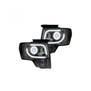 Ford F150 & Raptor 13-14 Projector Headlights in Clear/Chrome - Image 2