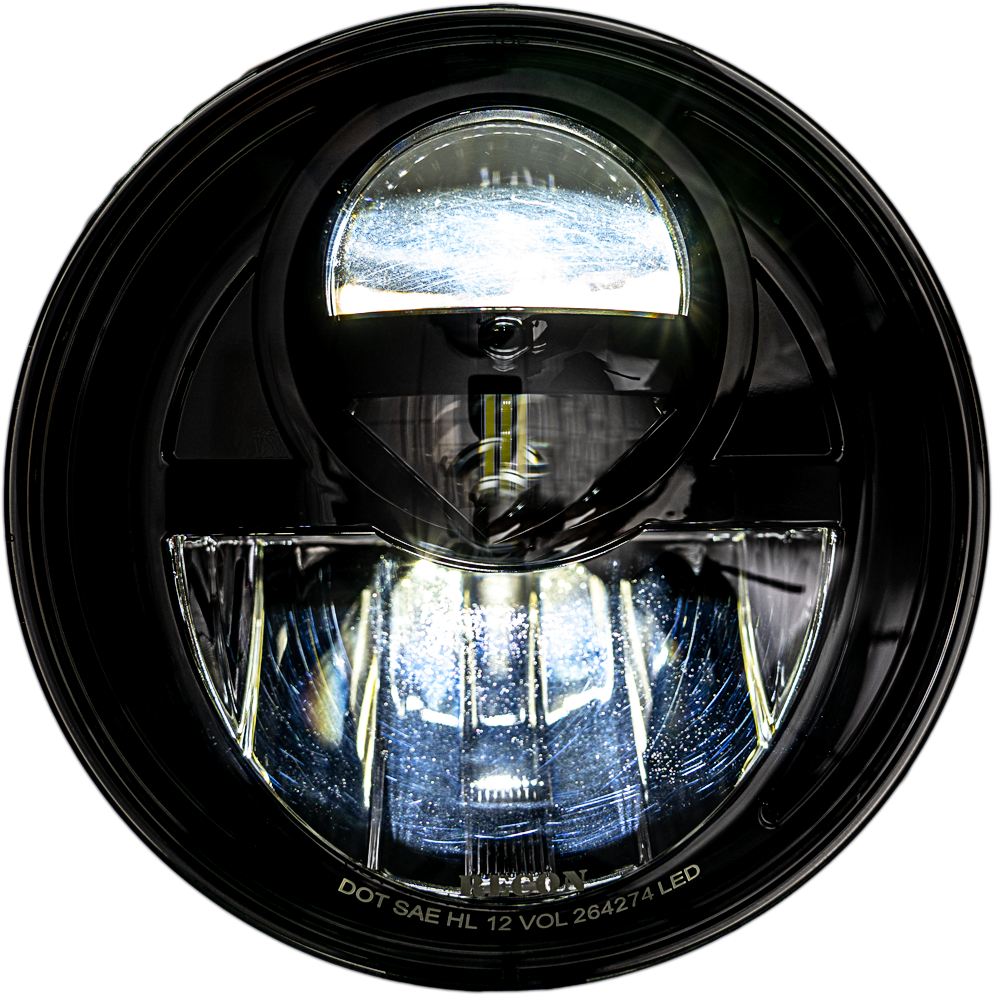 Jeep JK Wrangler 07-18 Projector Headlights LED Smoked/Black