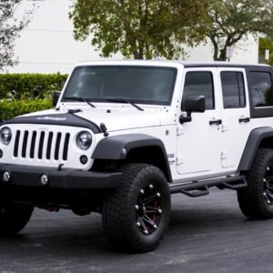 Jeep JK Wrangler 07-18 Projector Headlights LED Clear/Chrome - Image 5