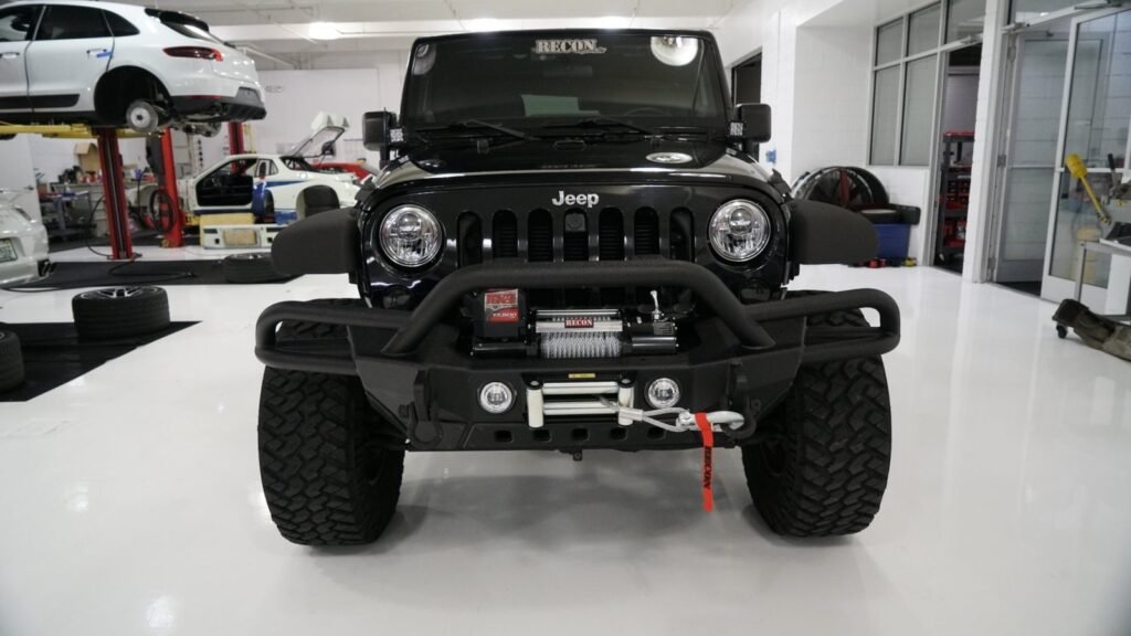 Jeep JK Wrangler 07-18 Projector Headlights LED Clear/Chrome