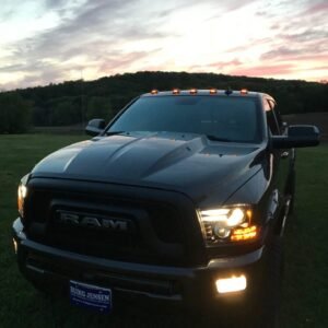 Dodge RAM 1500 14-19 & 2500/3500 15-18 Projector Headlights Smoked/Black - Image 4