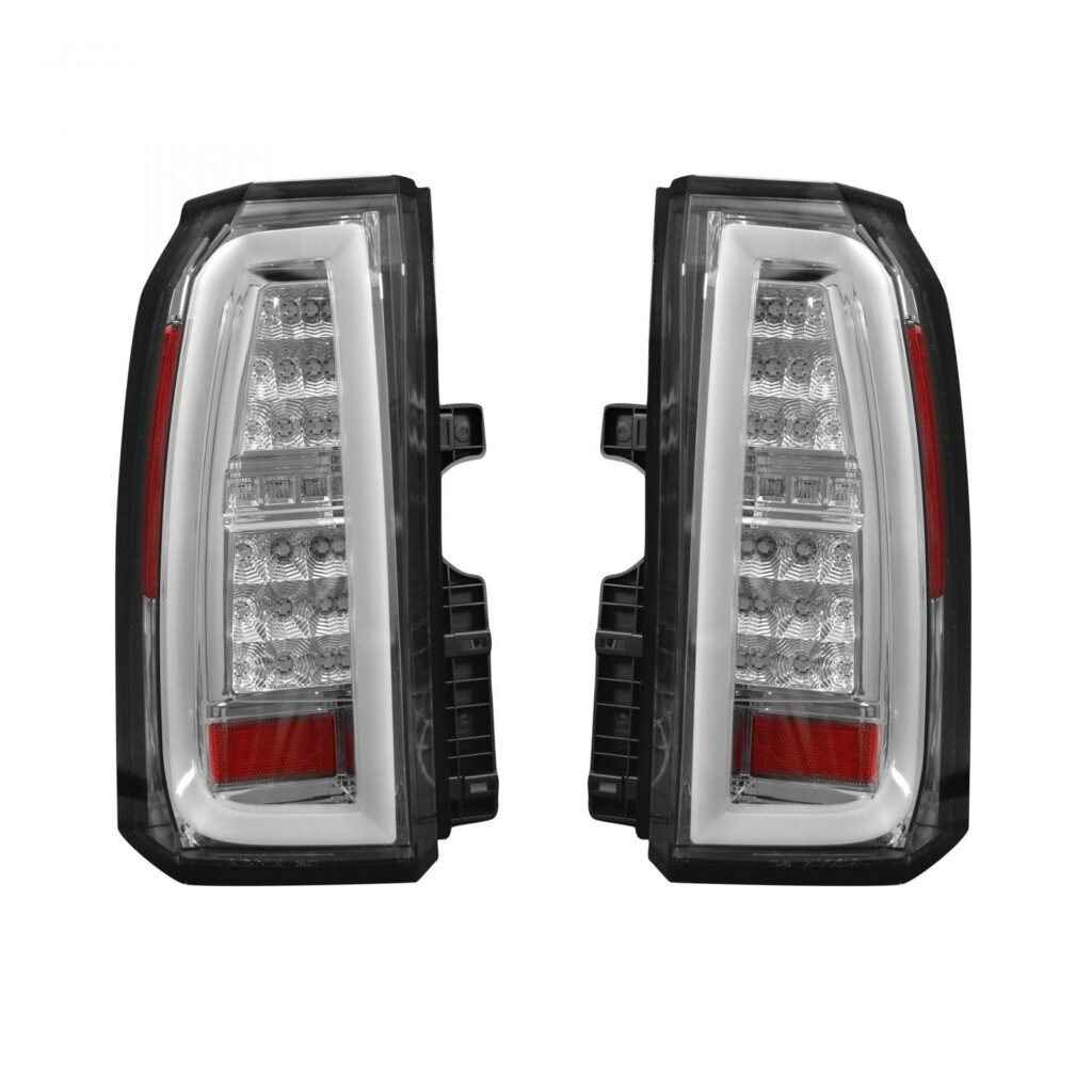 Chevy Tahoe & Suburban 15-19 OLED Bar Tail Lights OLED in Clear
