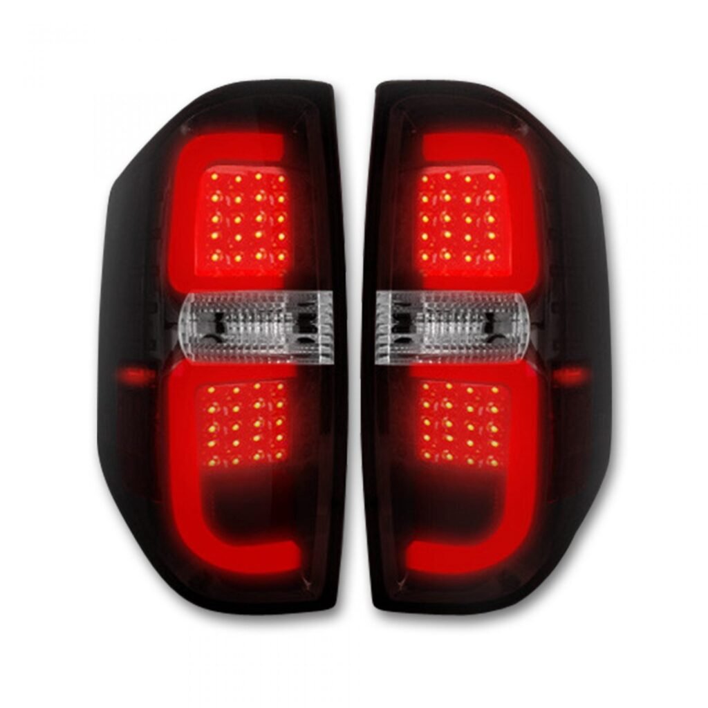 Toyota Tundra 14-21 LED Tail Lights in Dark Red Smoked