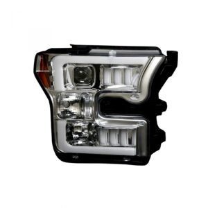 Ford F150 15-17 Projector Headlights OLED DRL & LED in Clear/Chrome - Image 1