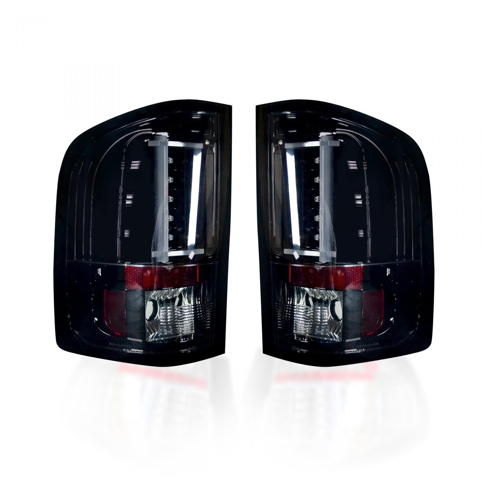 Chevy Silverado Single Wheel 07-13 & 07-14 GMC Sierra 07-14 Tail Lights OLED Smoked - Image 1