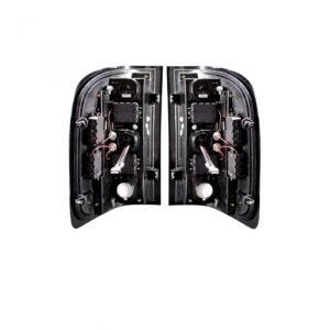Chevy Silverado Single-Wheel 07-13 & 07-14 GMC Sierra 07-14 Tail Lights OLED Red Smoked - Image 2