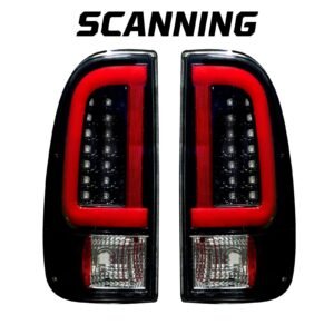 Ford Super Duty F250HD/350/450/550 99-07 & F150 97-03 Tail Lights Smoked - Image 1