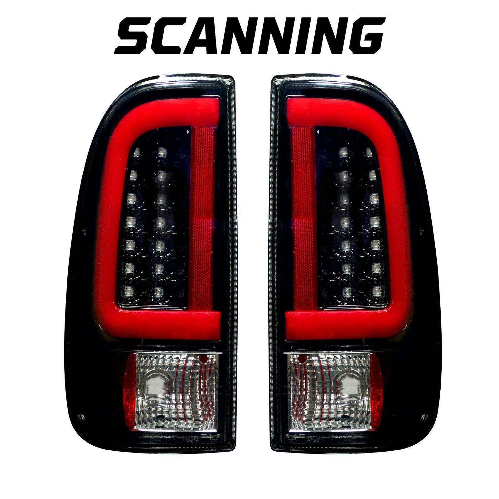 Ford Super Duty F250HD/350/450/550 99-07 & F150 97-03 Tail Lights Smoked - Image 1