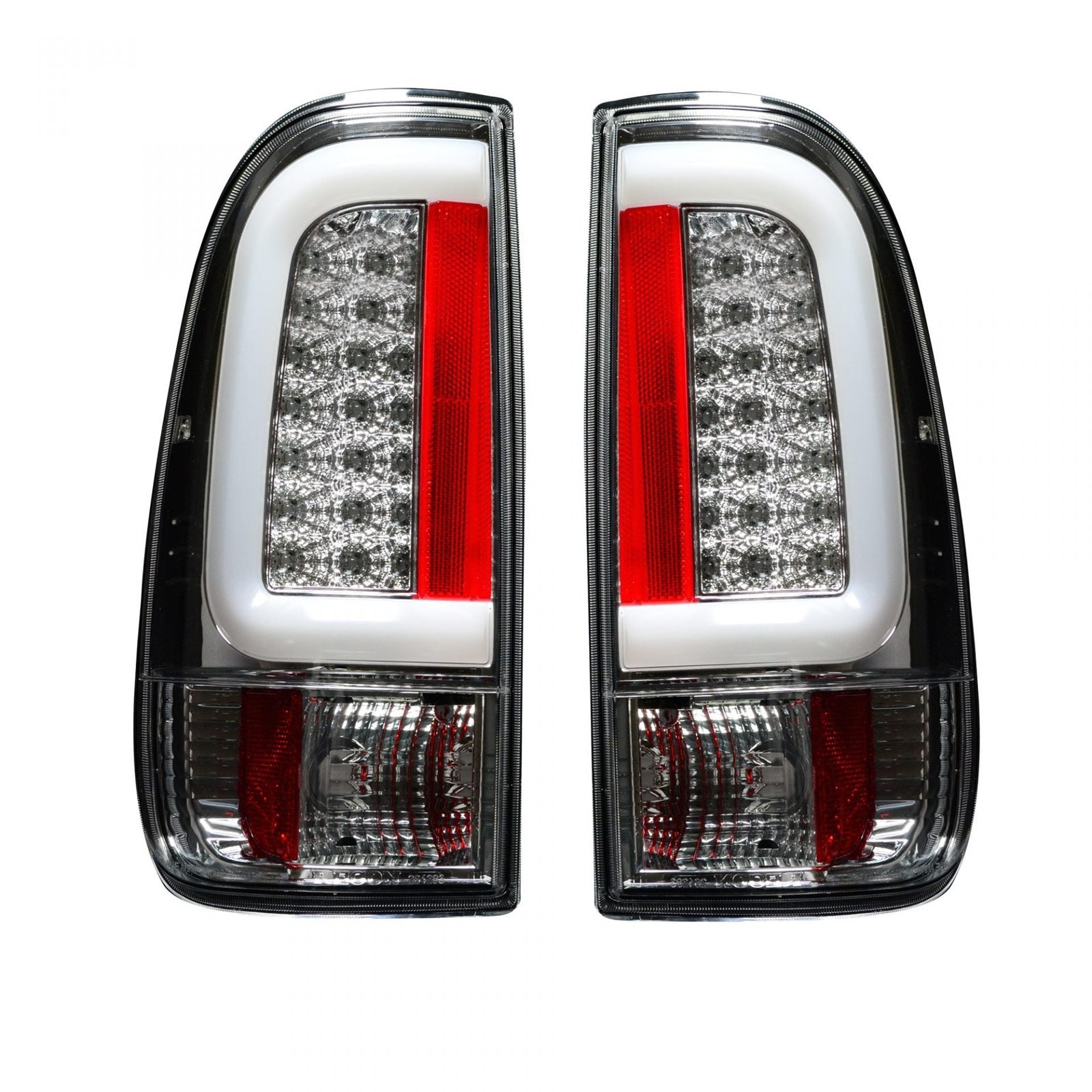 Ford F250HD/350/450/550 08-16 Super Duty Tail Lights OLED in Clear - Image 1