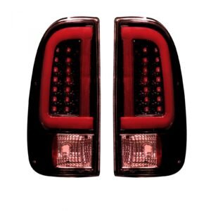 Ford Super Duty F250HD/350/450550 08-16 Tail Lights OLED in Dark Red Smoked - Image 1