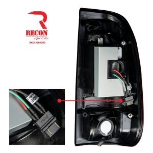 Ford F250HD/350/450/550 08-16 Super Duty Tail Lights OLED in Clear - Image 2