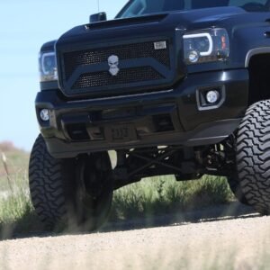 GMC Sierra 1500 14-18 & 2500/3500 14-19 Projector Headlights Smoked/Black - Image 4