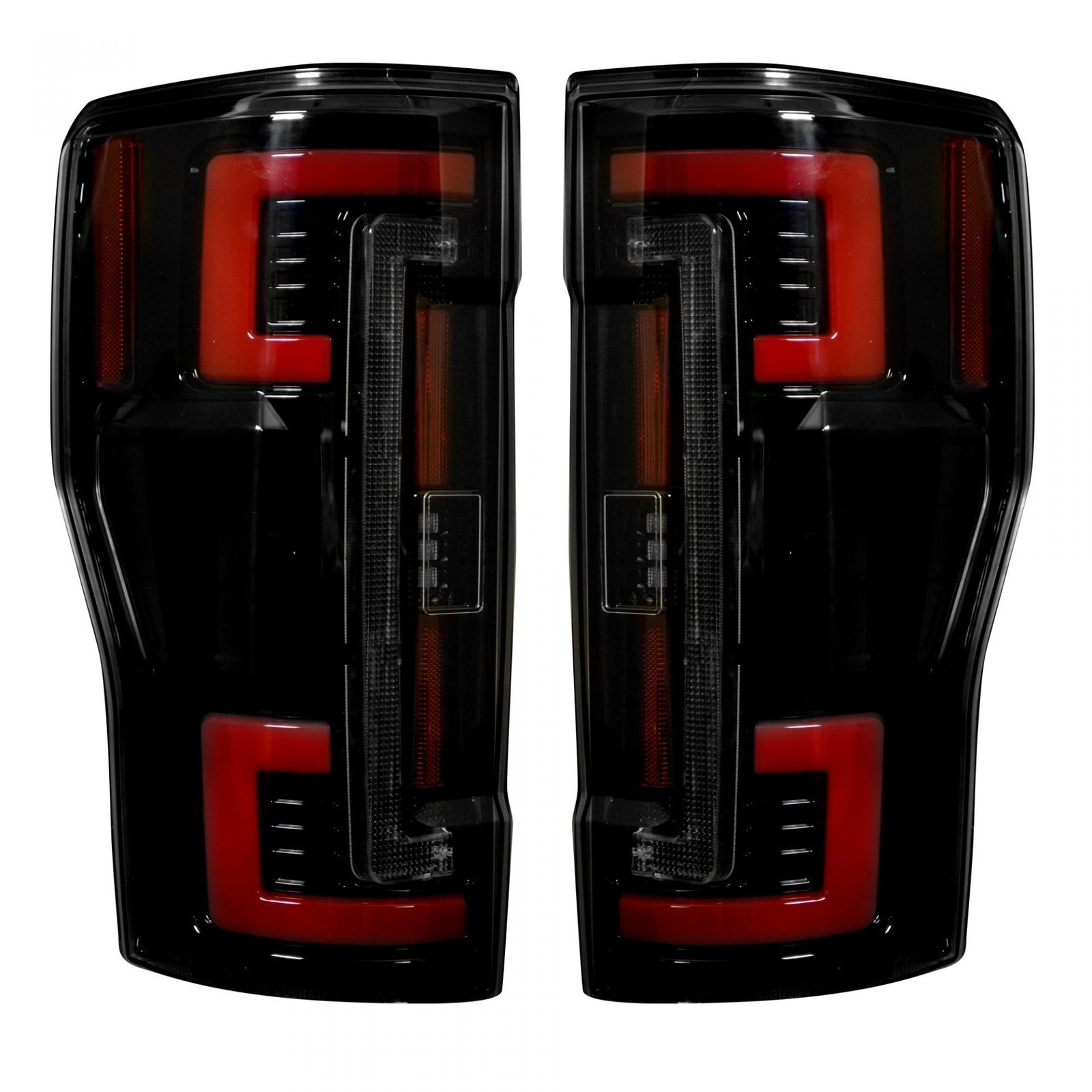 Ford Super Duty F250/350/450/550 17-19 Tail Lights OLED in Smoked - Image 3
