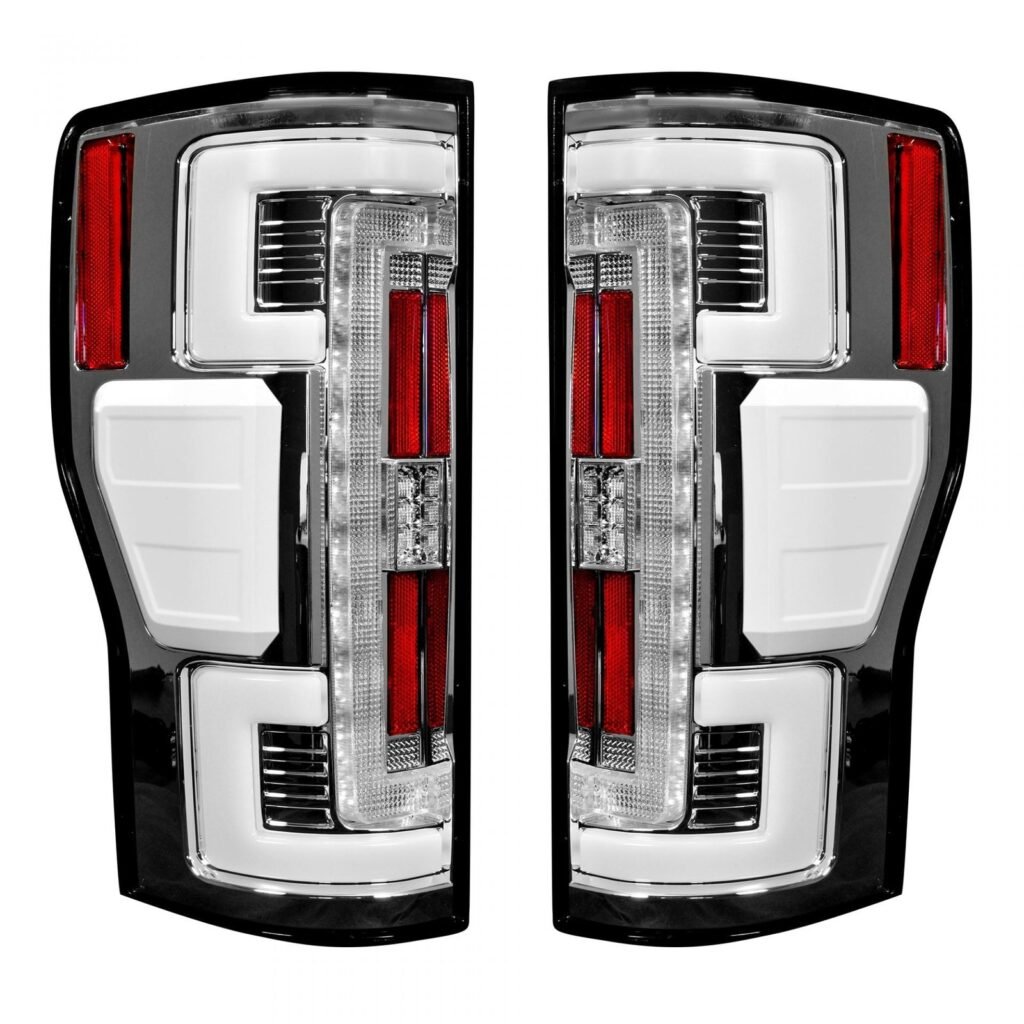 Ford Super Duty F250/350/450/550 17-19 Tail Lights OLED in Clear