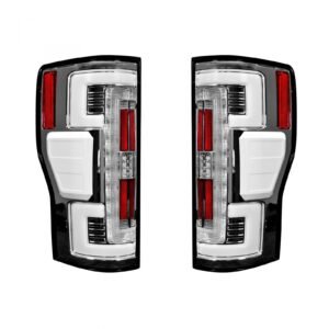 Ford Super Duty F250/350/450/500 17-19 Tail Lights OLED in Clear - Image 2