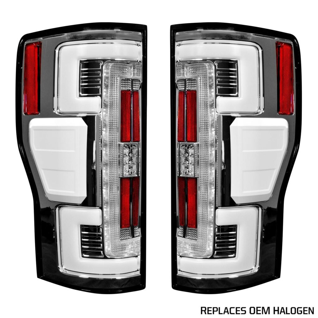 Ford Super Duty 20-22 (Replaces OEM Halogen) Tail Lights OLED in Clear