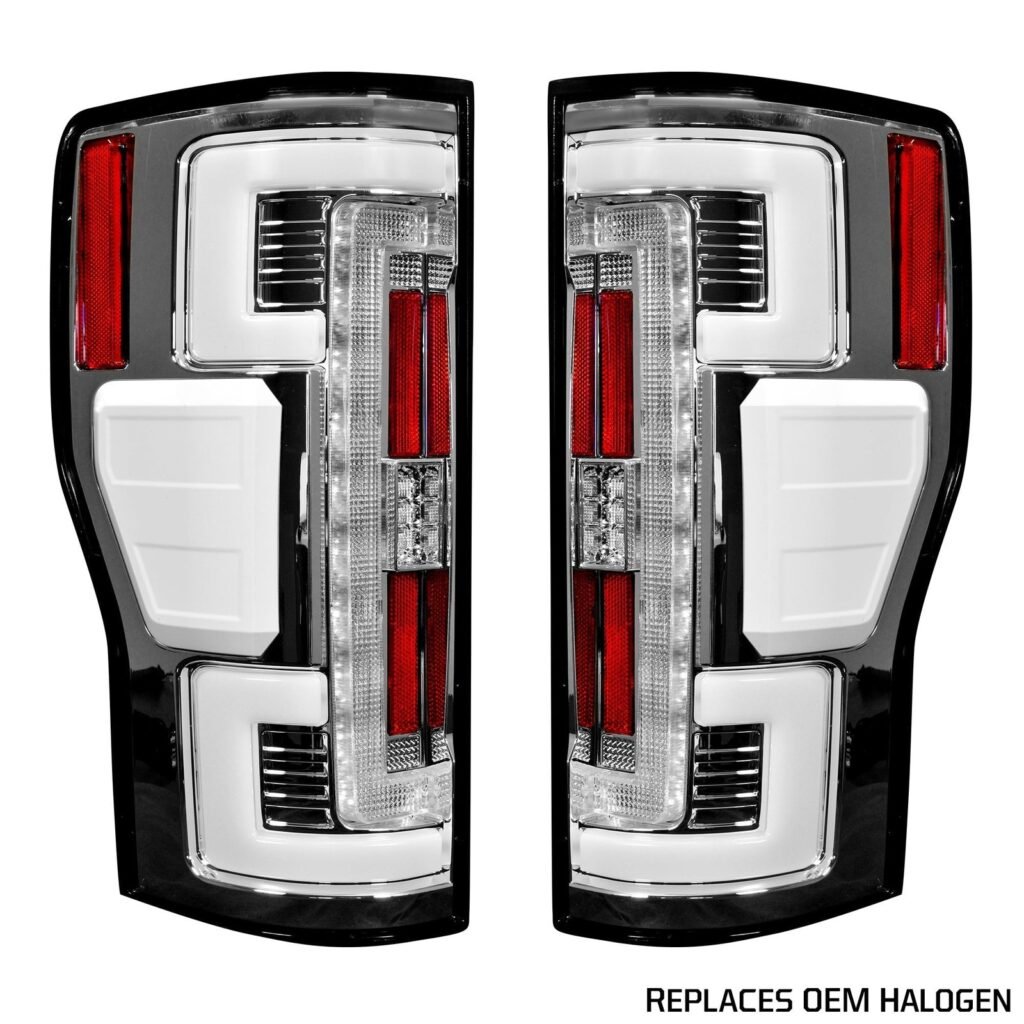 Ford Super Duty 20-22 (Replaces OEM LED) Tail Lights OLED in Clear