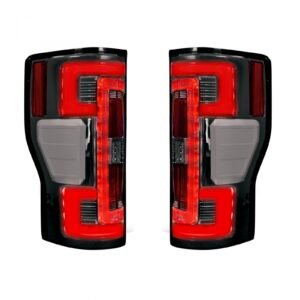 Ford Super Duty F250/350/450/550 17-19 Tail Lights OLED in Clear - Image 4