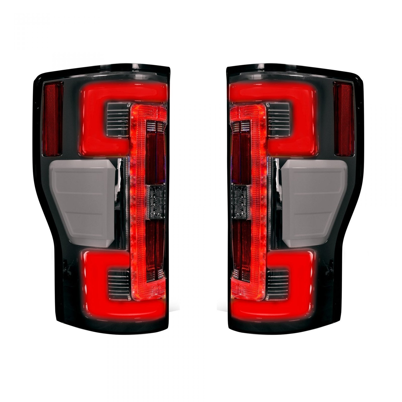 Ford Super Duty F250/350/450/550 17-19 Tail Lights OLED in Clear - Image 4