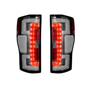 Ford Super Duty F250/350/450/550 17-19 Tail Lights OLED in Clear - Image 3
