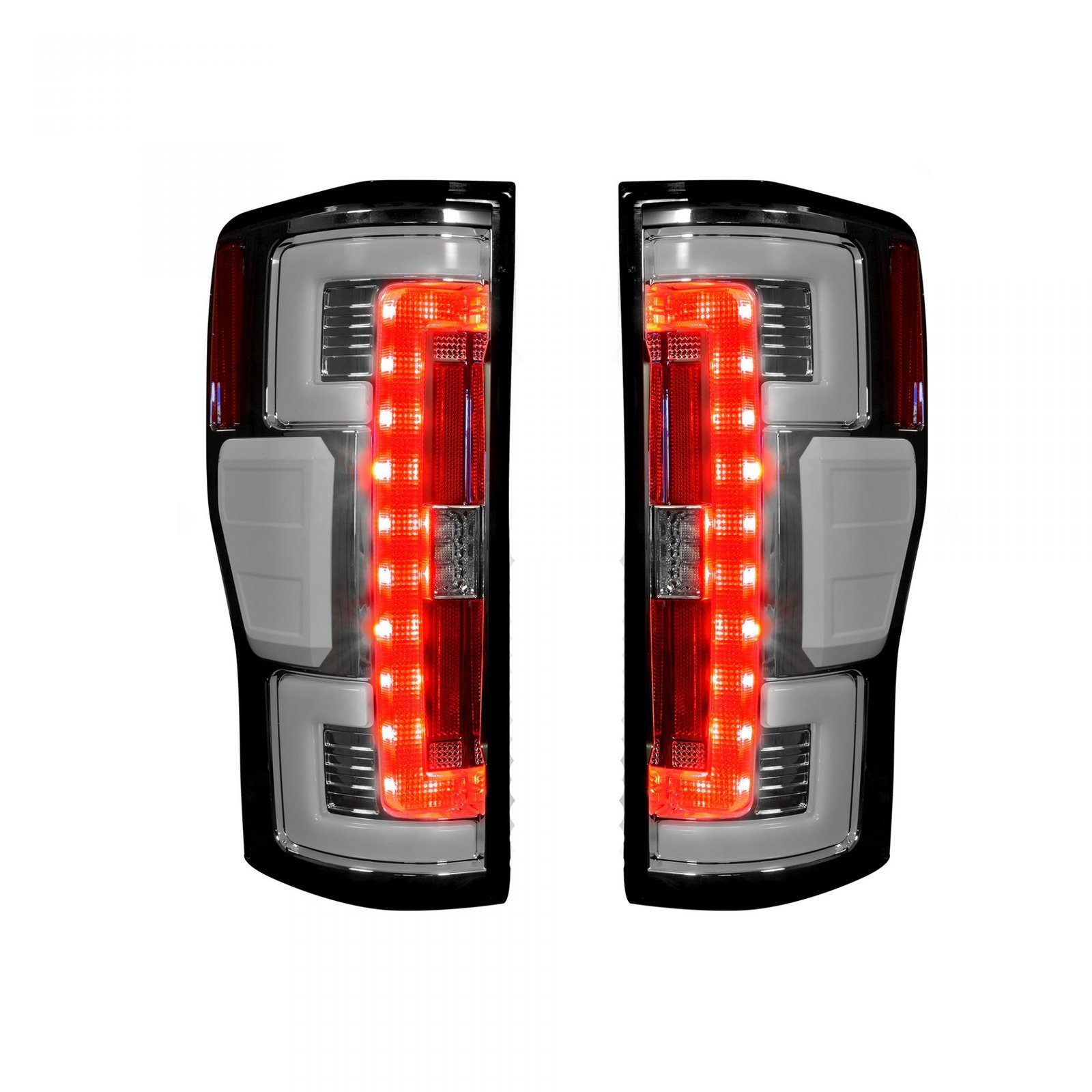 Ford Super Duty F250/350/450/500 17-19 Tail Lights OLED in Clear - Image 3