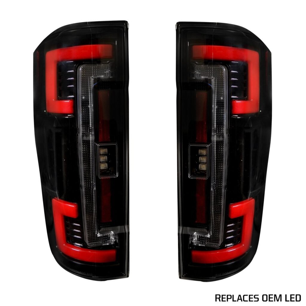 Ford Super Duty F250/350/450/550 17-19 Tail Lights OLED in Smoked