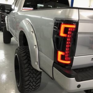 Ford Super Duty F250/350/450/550 17-19 Tail Lights OLED in Red - Image 11