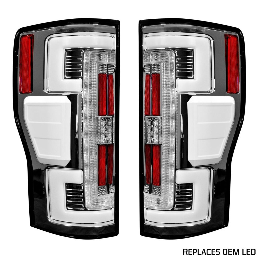 Ford Super Duty F250/350/450/550 17-19 Tail Lights OLED in Clear