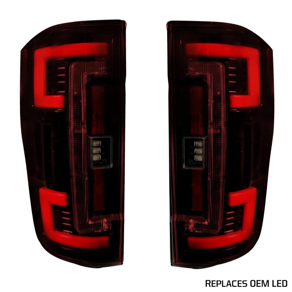Ford Super Duty F250/350/450/550 17-19 Tail Lights OLED in Red