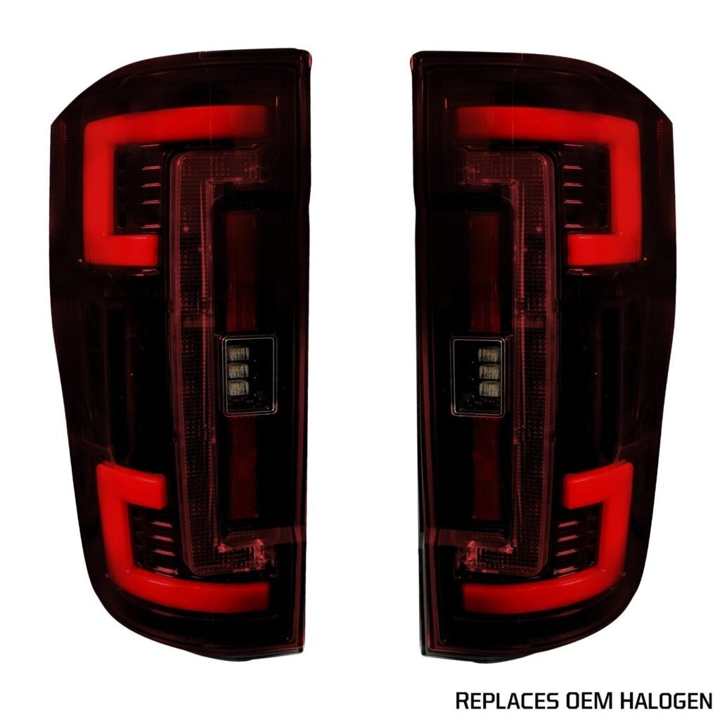 Ford Super Duty F250/350/450/550 17-19 Tail Lights OLED in Red